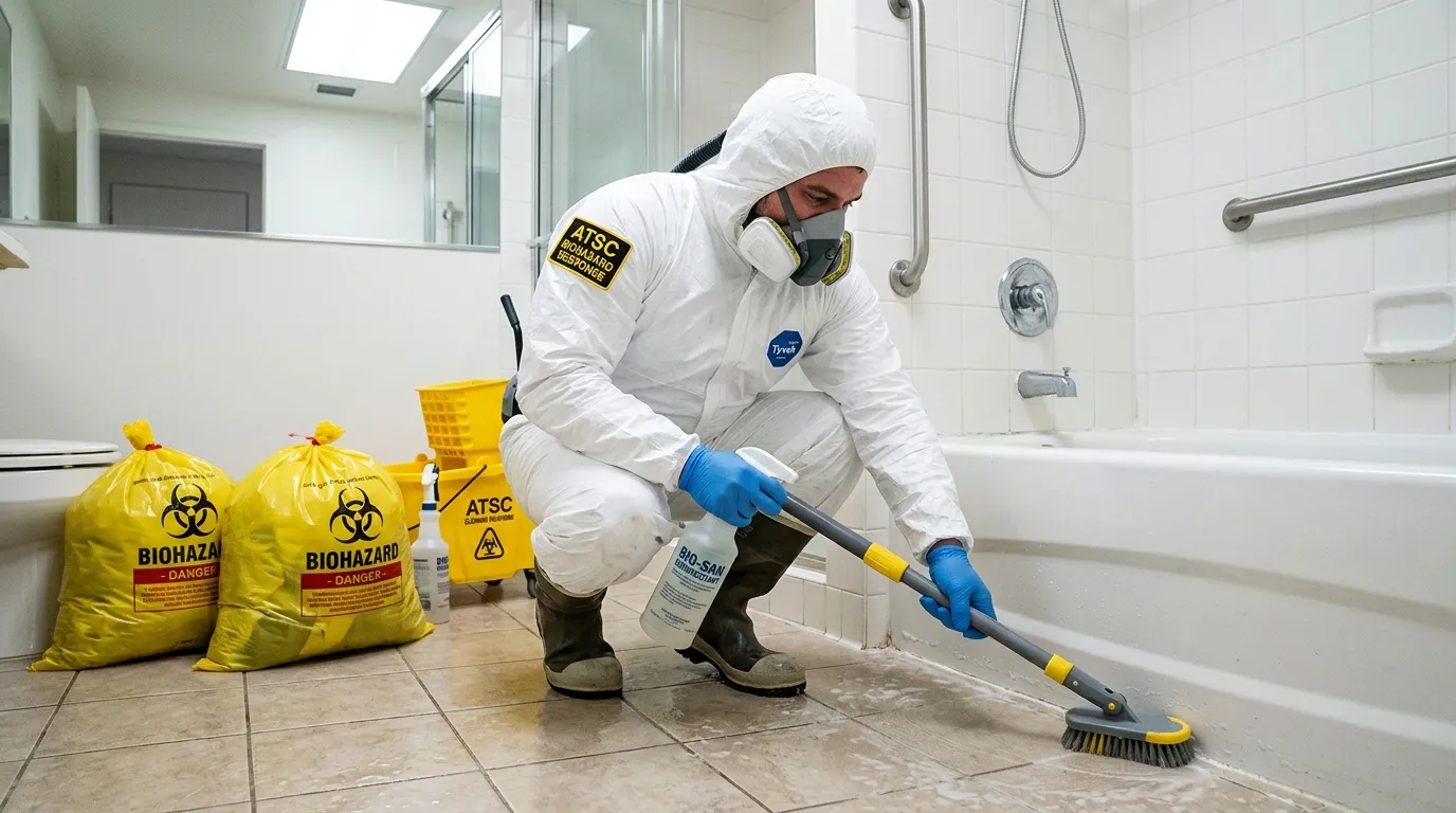 Decontamination equipment deployed for Blood Cleanup in Raymondville